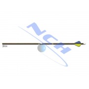 Gold Tip Arrow Fletched Ultralight Entrada with Vanes