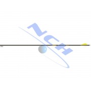 Gold Tip Arrow Fletched Velocity Pro with Vanes