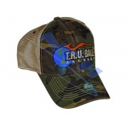 TRU Ball Hats Mesh Woodland Camo