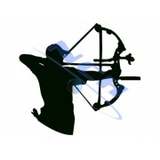 Arctec Archery Pegatina Compuesto