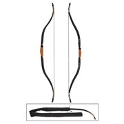 Bucktrail Horse Bow Traditional BLACK FLINT 48 inches Ambidextrous String Incl