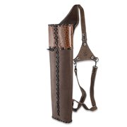 Bucktrail Traditional Back Quiver Yuca Leather Brown