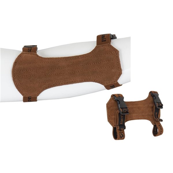 Bucktrail Traditional Armguard NATURAL - Premium Leather